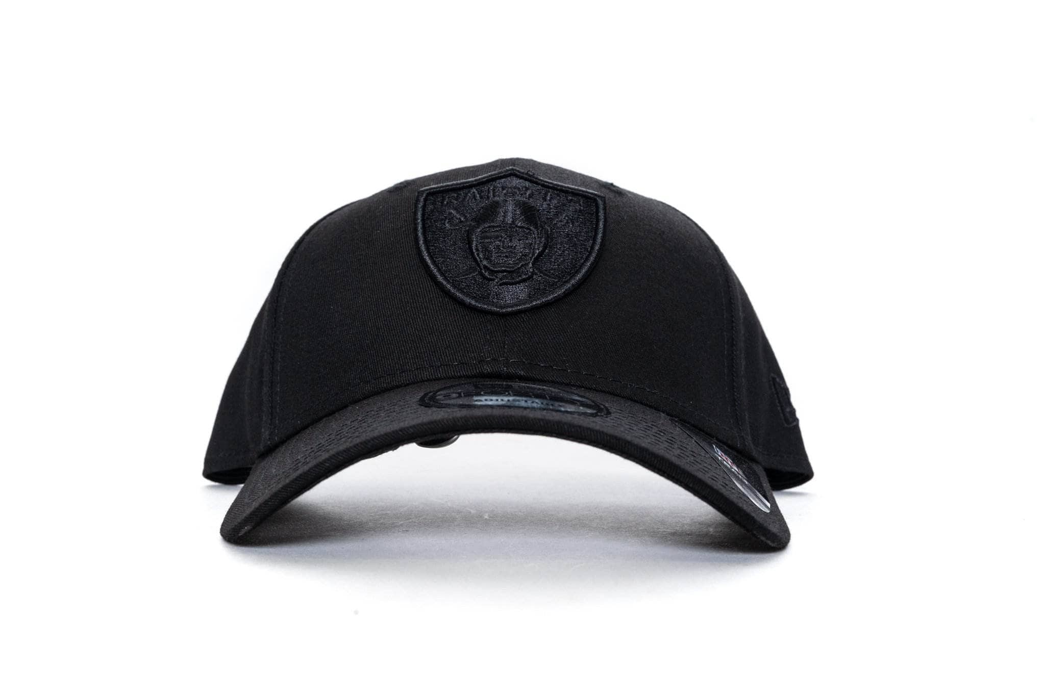 BLACK ON BLACK new era 940 oakland raiders new era 194455293879 cap