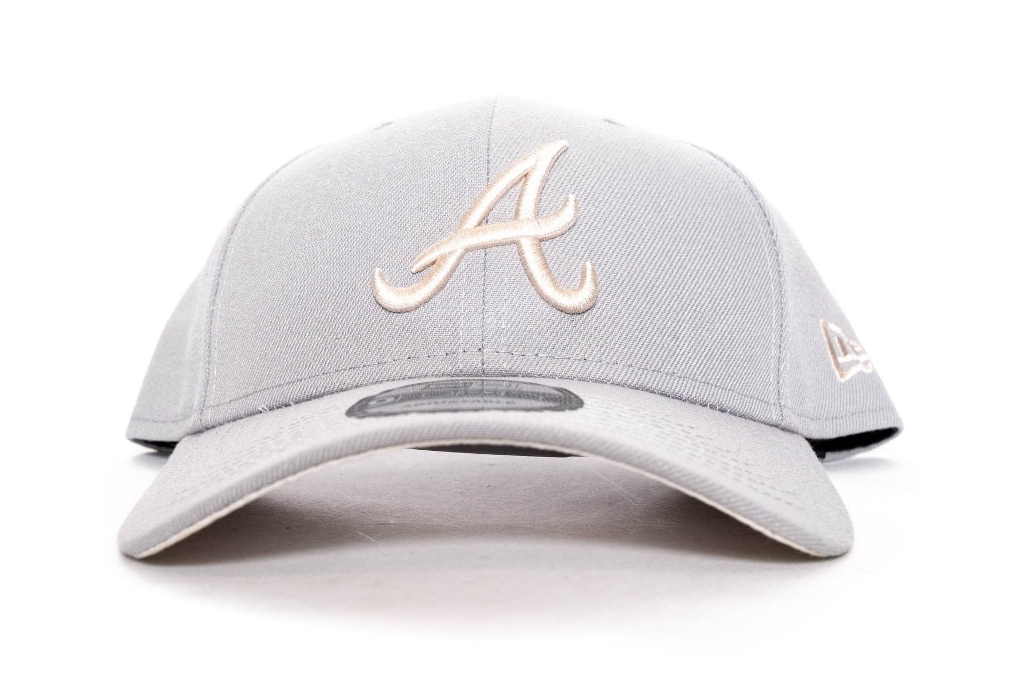 grey new era 940 atlanta braves snapback new era cap