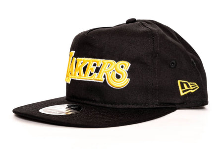 black/yellow new era 950 los angeles lakers Old Golfer snapback new era cap