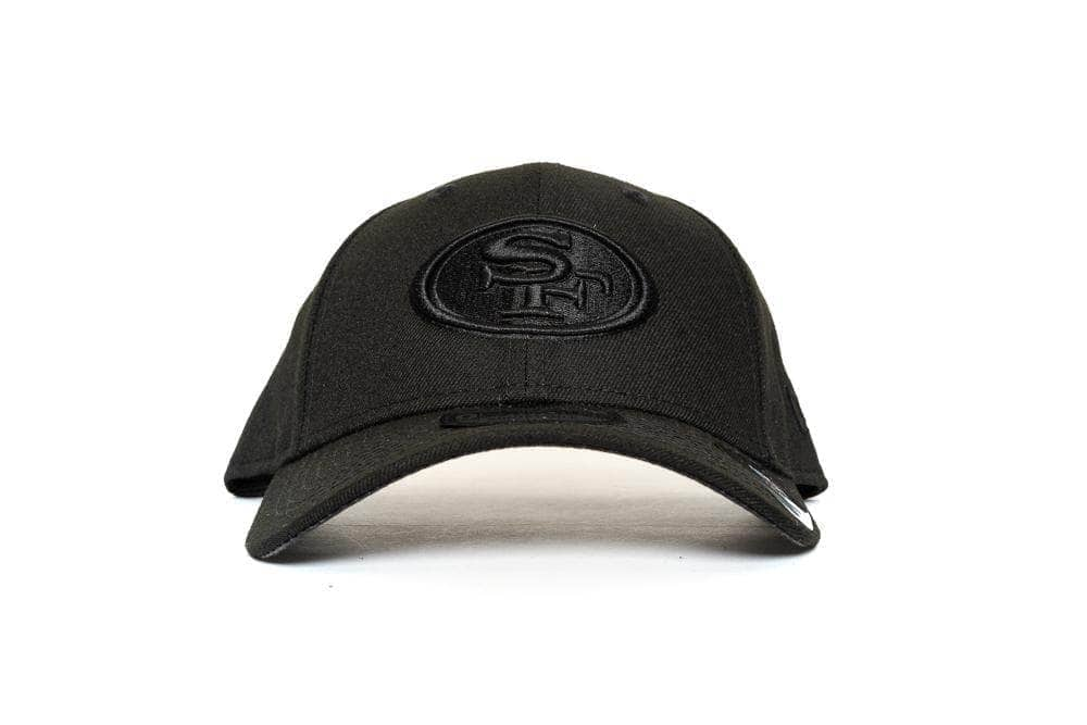 BLACK ON BLACK new era 940 snapback san francisco 49ers new era cap