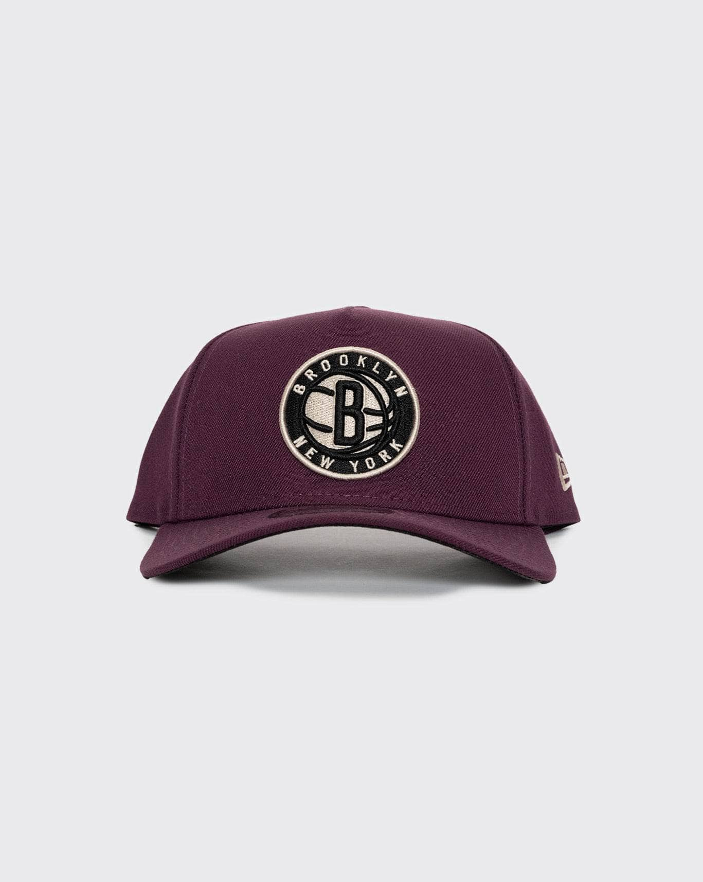 plum/black/stone New Era 940 A-Frame Brooklyn Nets new era cap