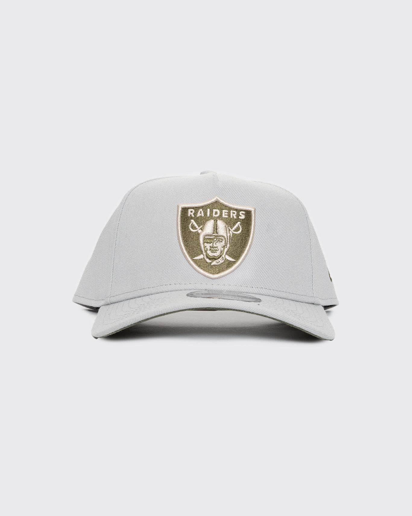 Silver/NewOlive/Stone New Era 940 A-Frame Las Vegas Raiders new era cap