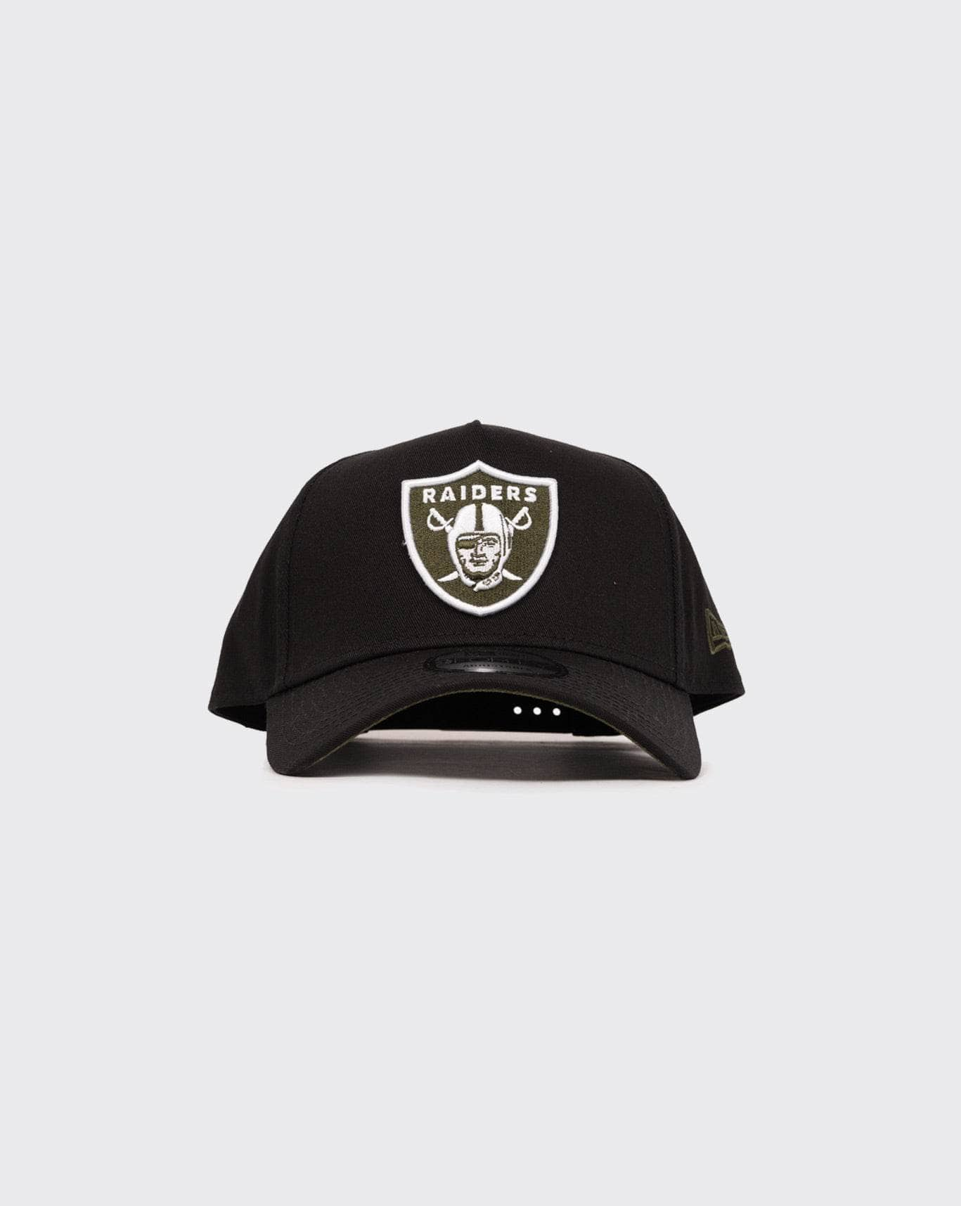 Black/RifleGreen/White New Era 940 A-Frame Las Vegas Raiders new era cap