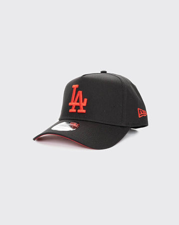 Black/Scarlet New Era 940 A-Frame Los Angeles Dodgers new era cap