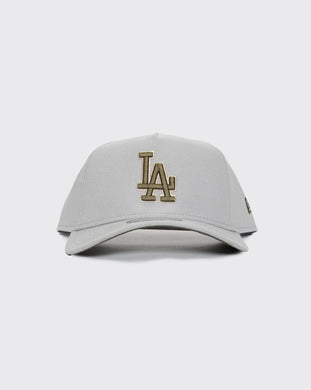 Silver/NewOlive/Stone New Era 940 A-Frame Los Angeles Dodgers new era cap