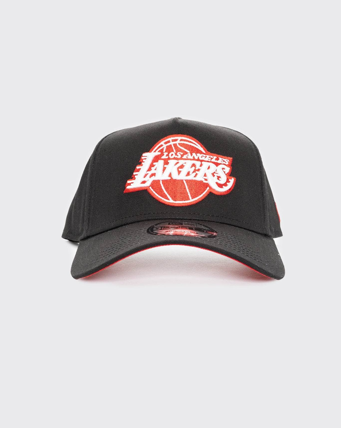 Black/Scarlet New Era 940 A-Frame Los Angeles Lakers new era cap