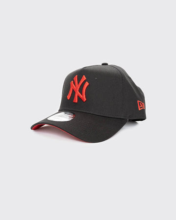 Black/Scarlet New Era 940 A-Frame New York Yankees new era cap