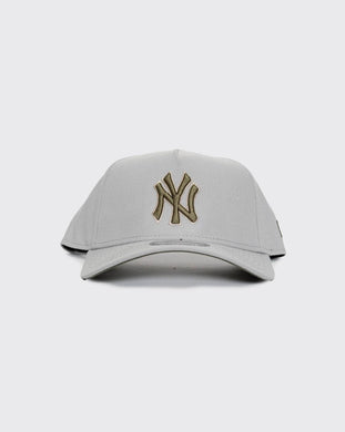 Silver/NewOlive/Stone New Era 940 A-Frame New York Yankees 12891453 new era cap