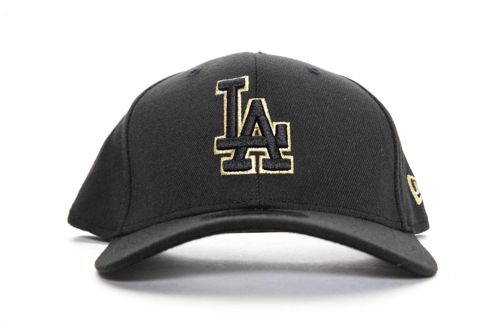 black/gold new era 950 SS los angeles dodgers new era 192857396044 cap