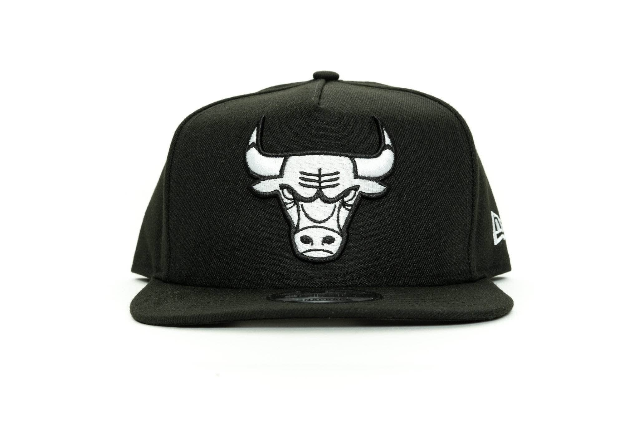 black/white new era 950 aframe chicago bulls new era cap