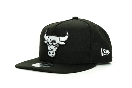 black/white new era 950 aframe chicago bulls new era cap