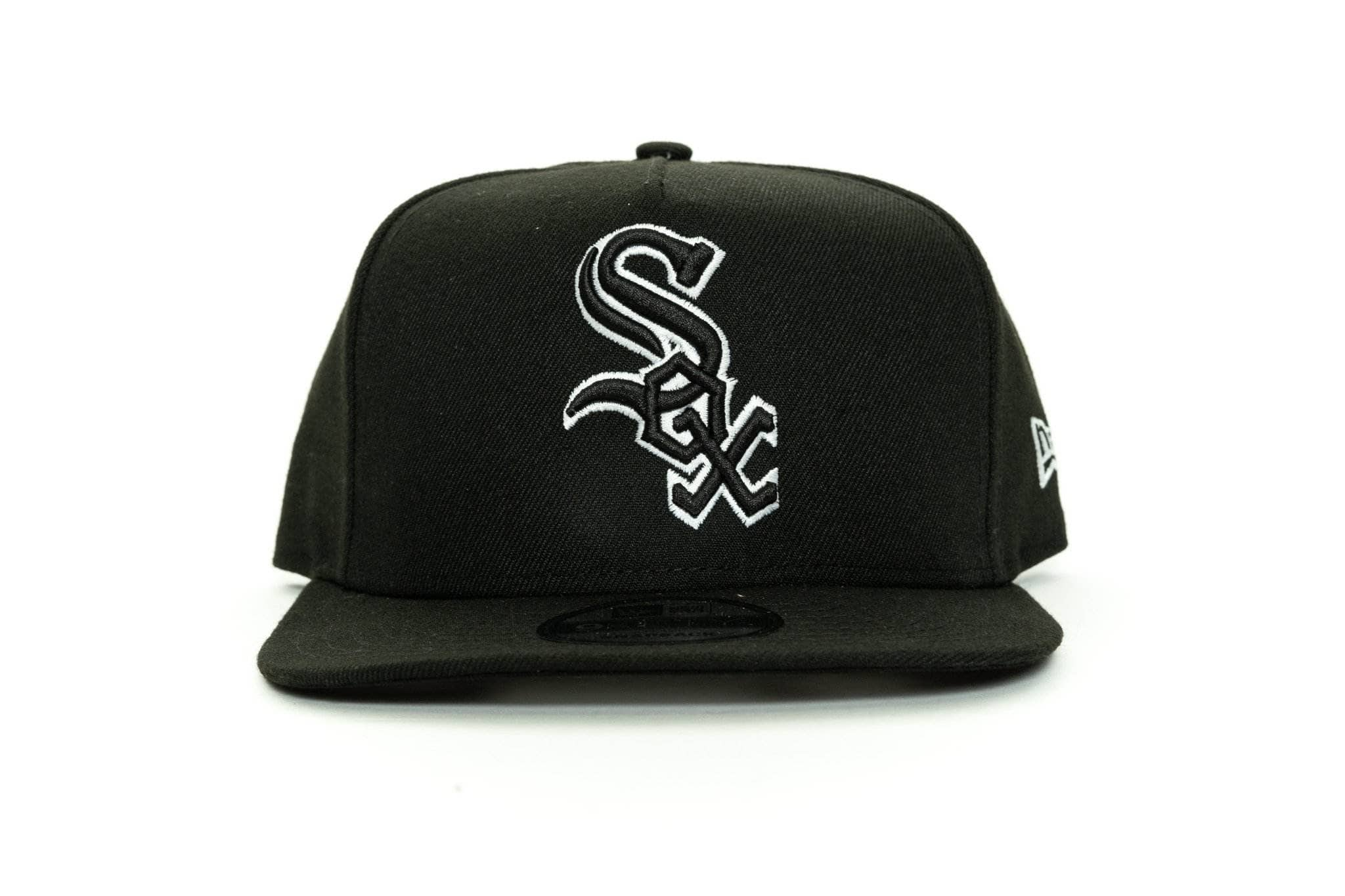 black/white new era 950 aframe chicago white sox new era cap