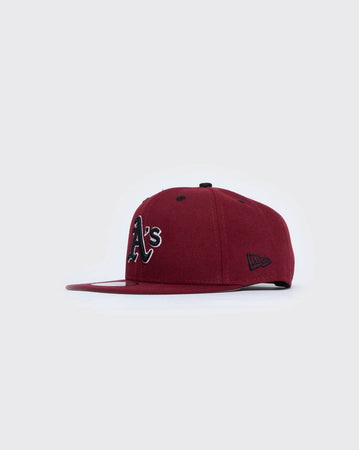 CARBLK new era 950 oakland athletics dark cherry new era cap