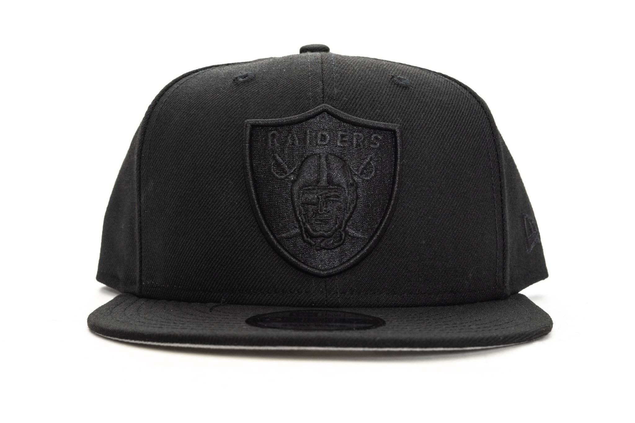 Black On Black new era 950 oakland raiders new era cap