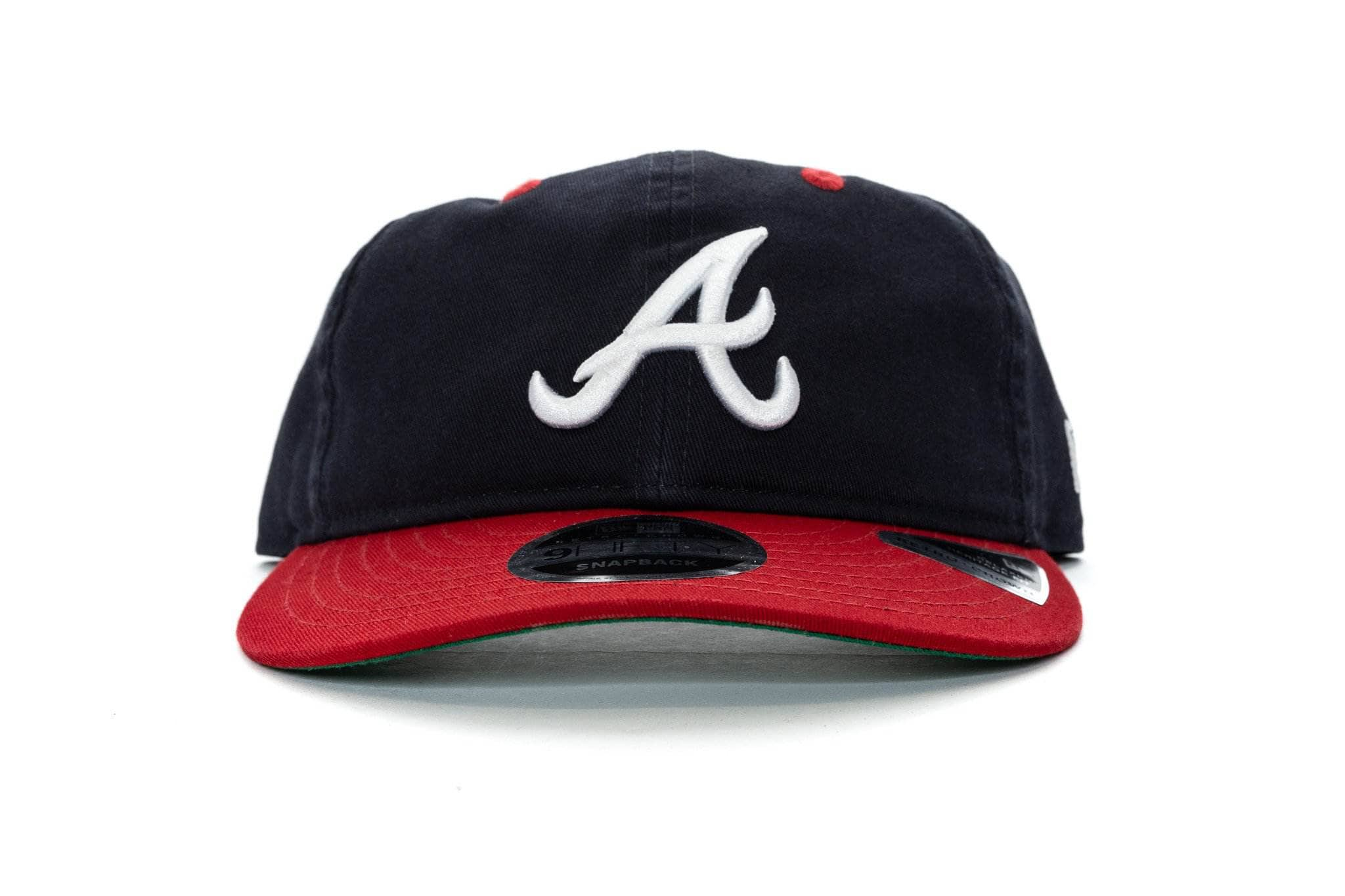 NAVY/RED/GREEN new era 950 retro crown atlanta braves new era cap