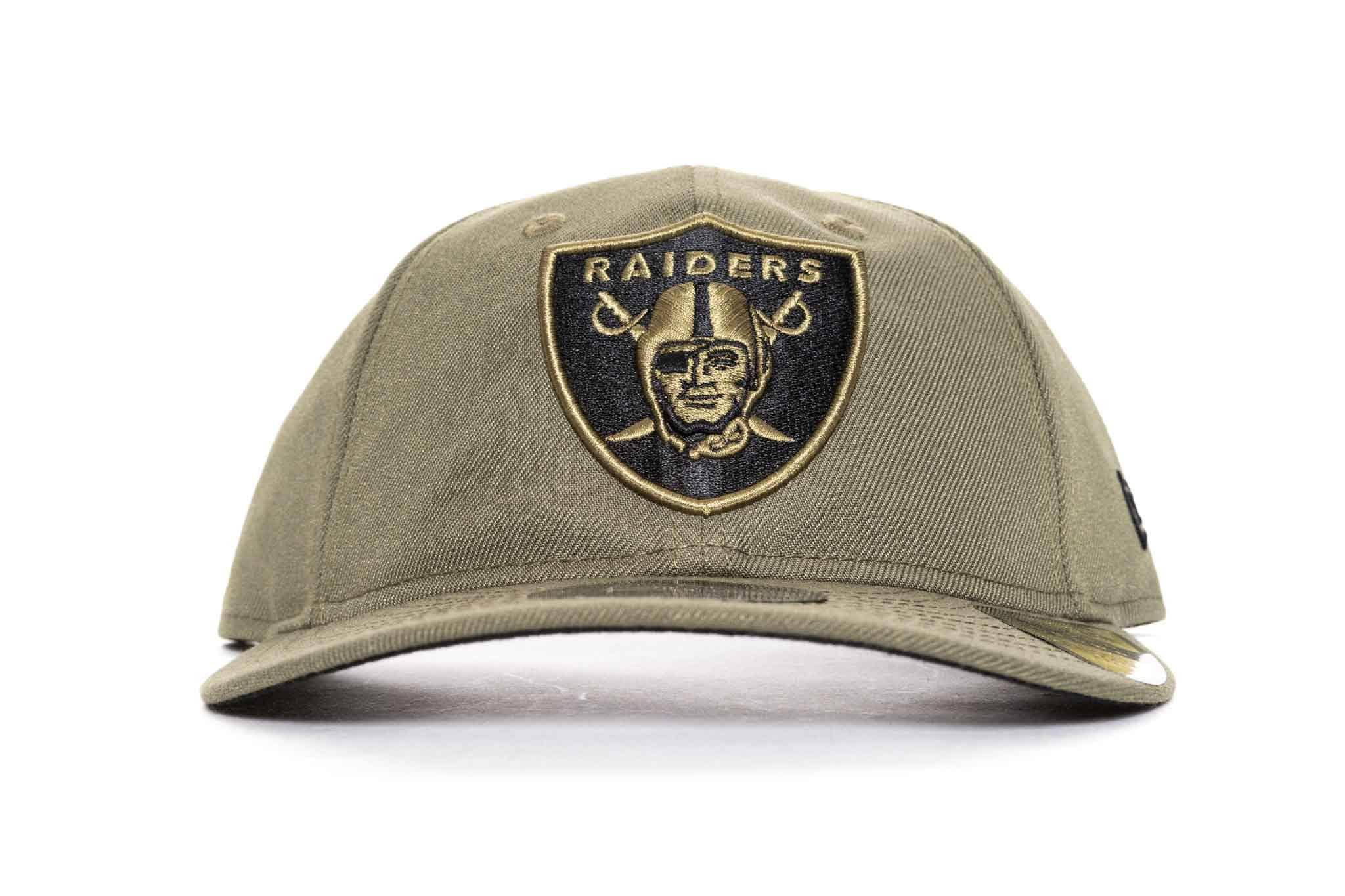 olive/black new era 950 retro crown oakland raiders new era cap