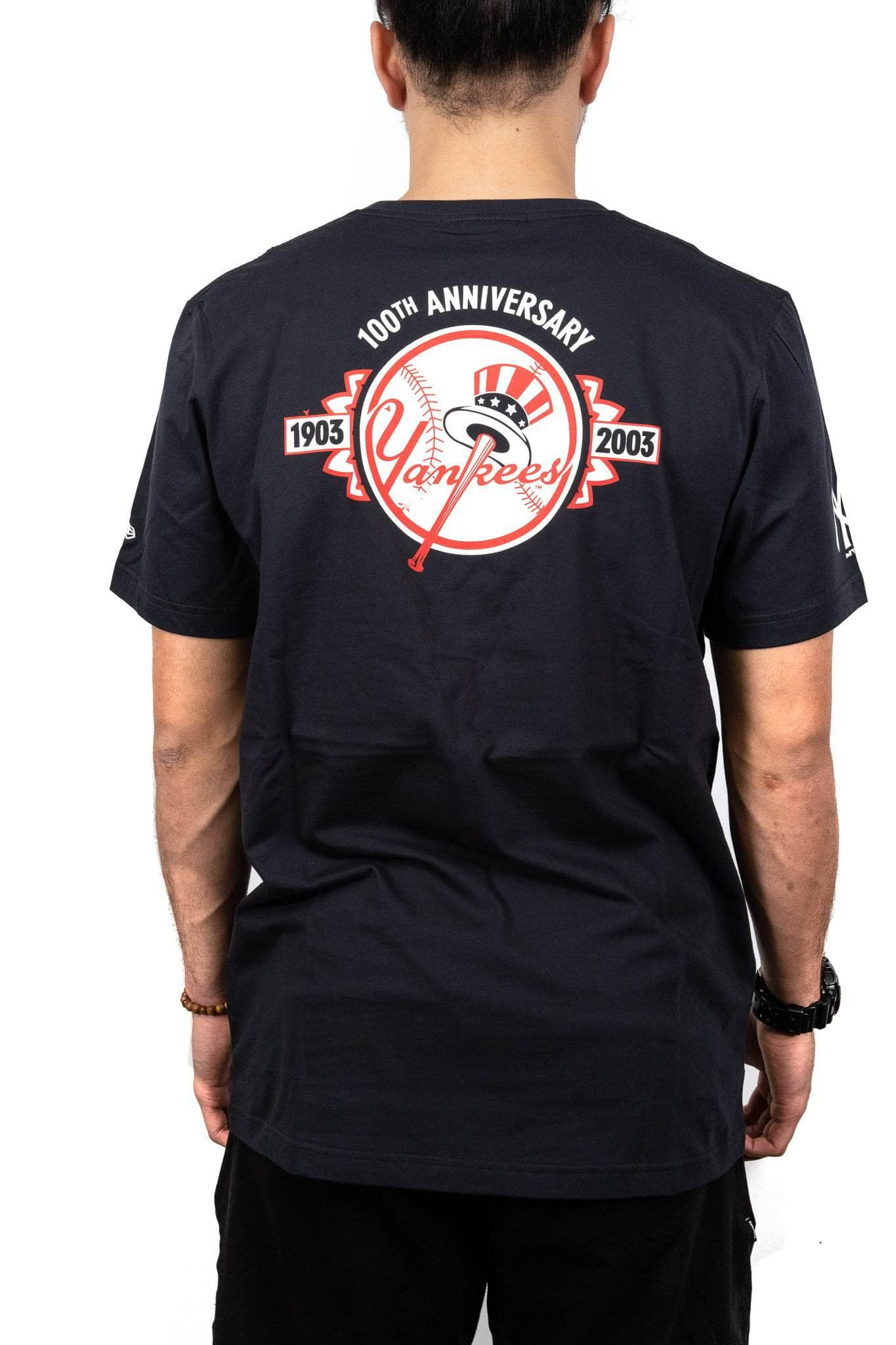 new era MLB 100th year yankees shirt new era Shirt