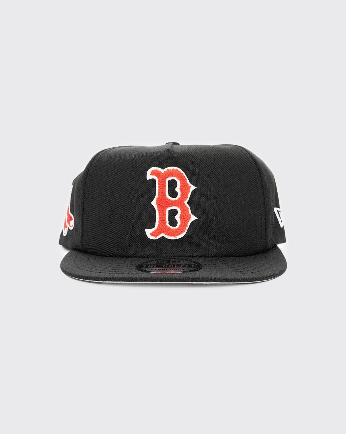 Chenille/Black New Era Boston Red Socks Golfer new era cap