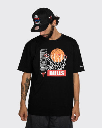 New Era Chicago Bulls Oversize Basket Tee new era Shirt