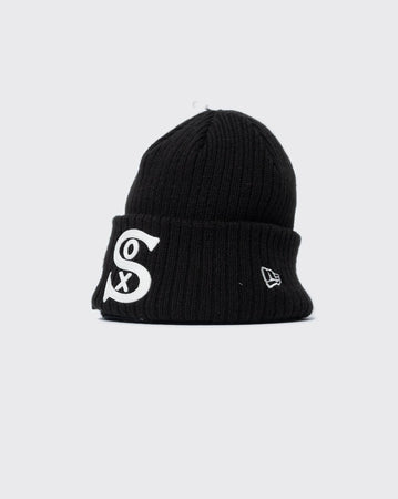 black new era chicago white sox americana knit beanie new era beanie