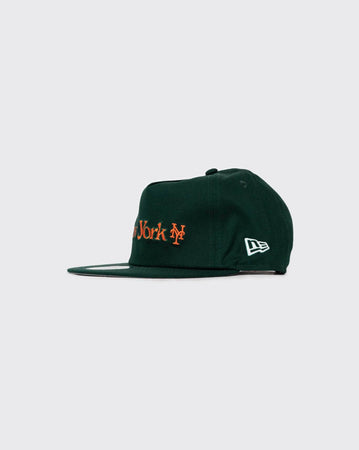 Dark Green New Era Golfer New York Mets Big Apple new era cap