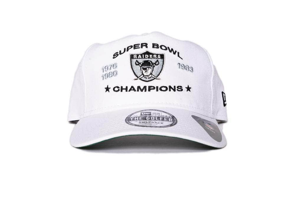 WHITE/STORY PACK 5 new era golfer oakland raiders new era cap