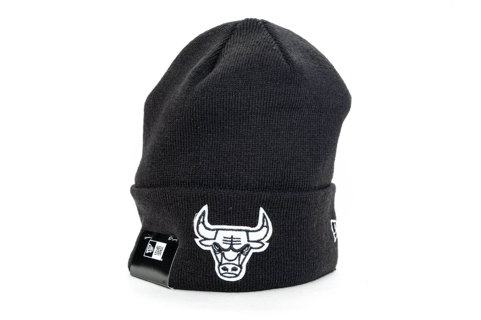 black new era knit chicago bulls beanie new era cap