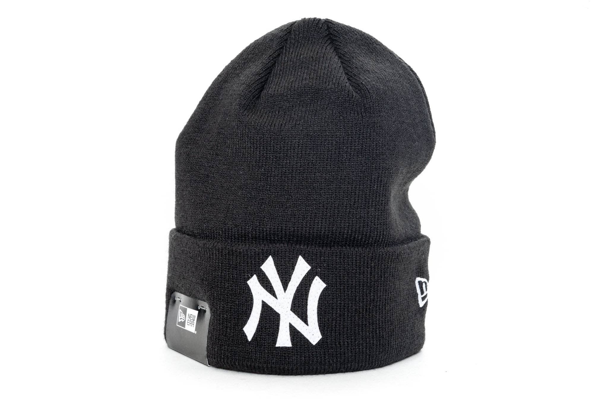 black new era knit new york yankees beanie new era cap