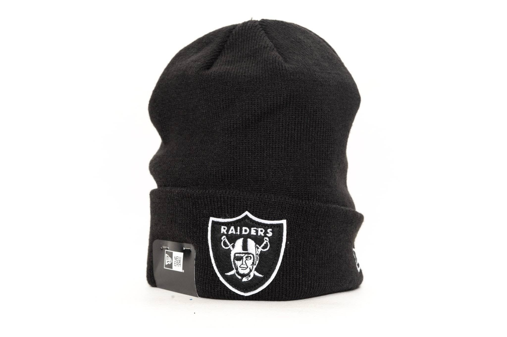 black new era knit oakland raiders beanie new era 194456315808 cap