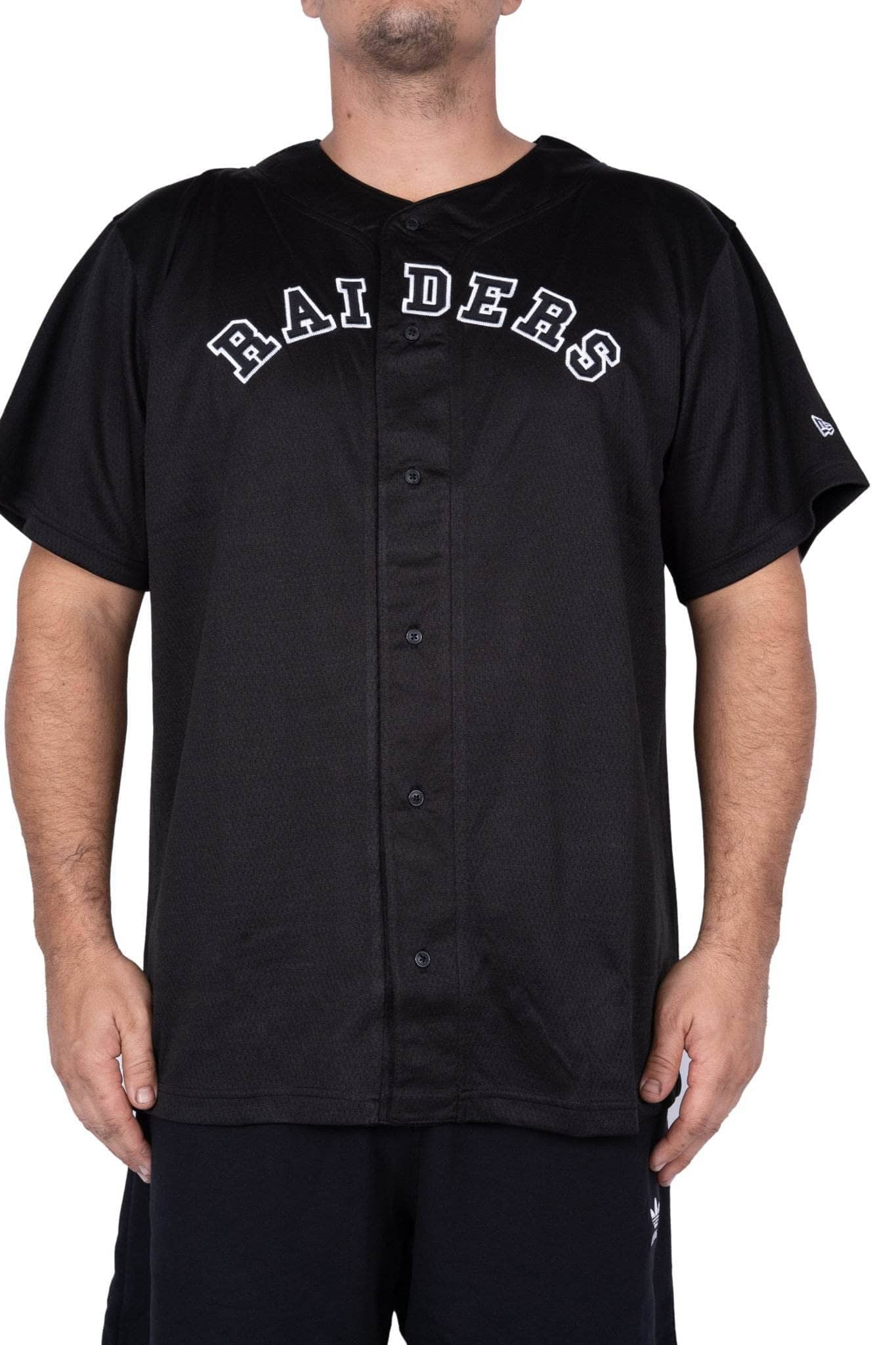 new era las vegas raiders mesh button jersey new era Shirt