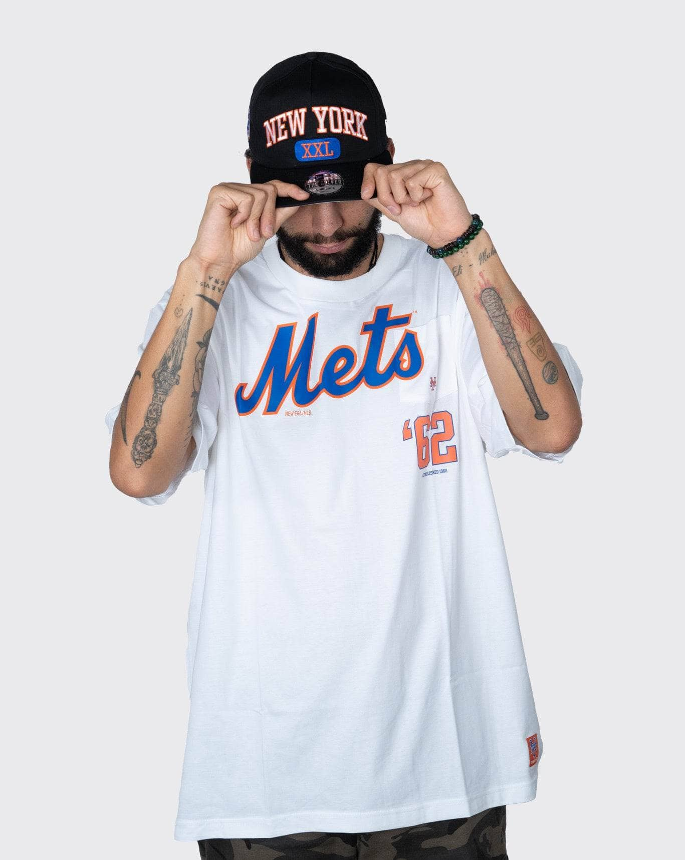 New Era NY Mets Oversized Pocket Tee new era Shirt