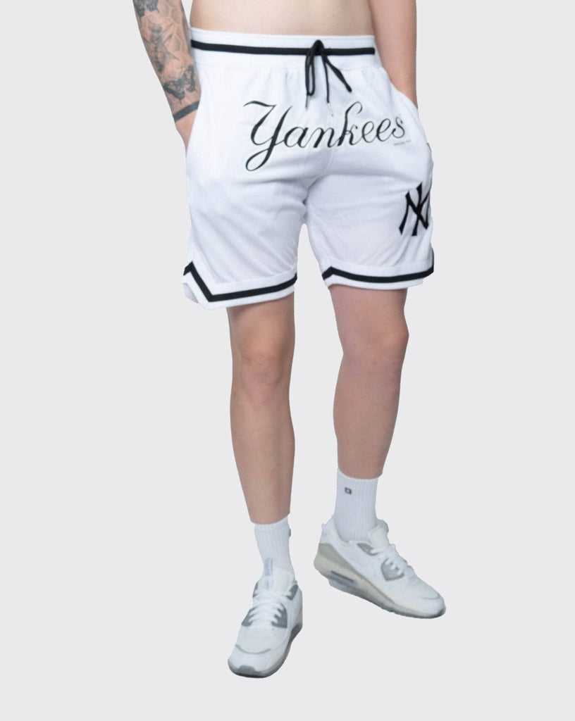 New Era New York Yankees Mesh Shorts White