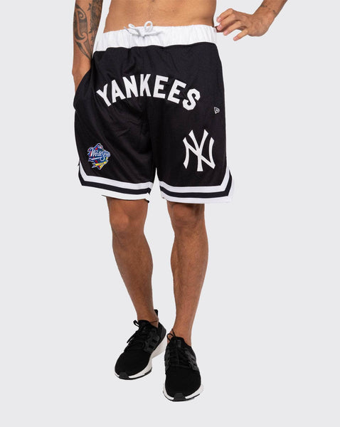 New Era New York Yankees World Series Mesh Shorts Black/White