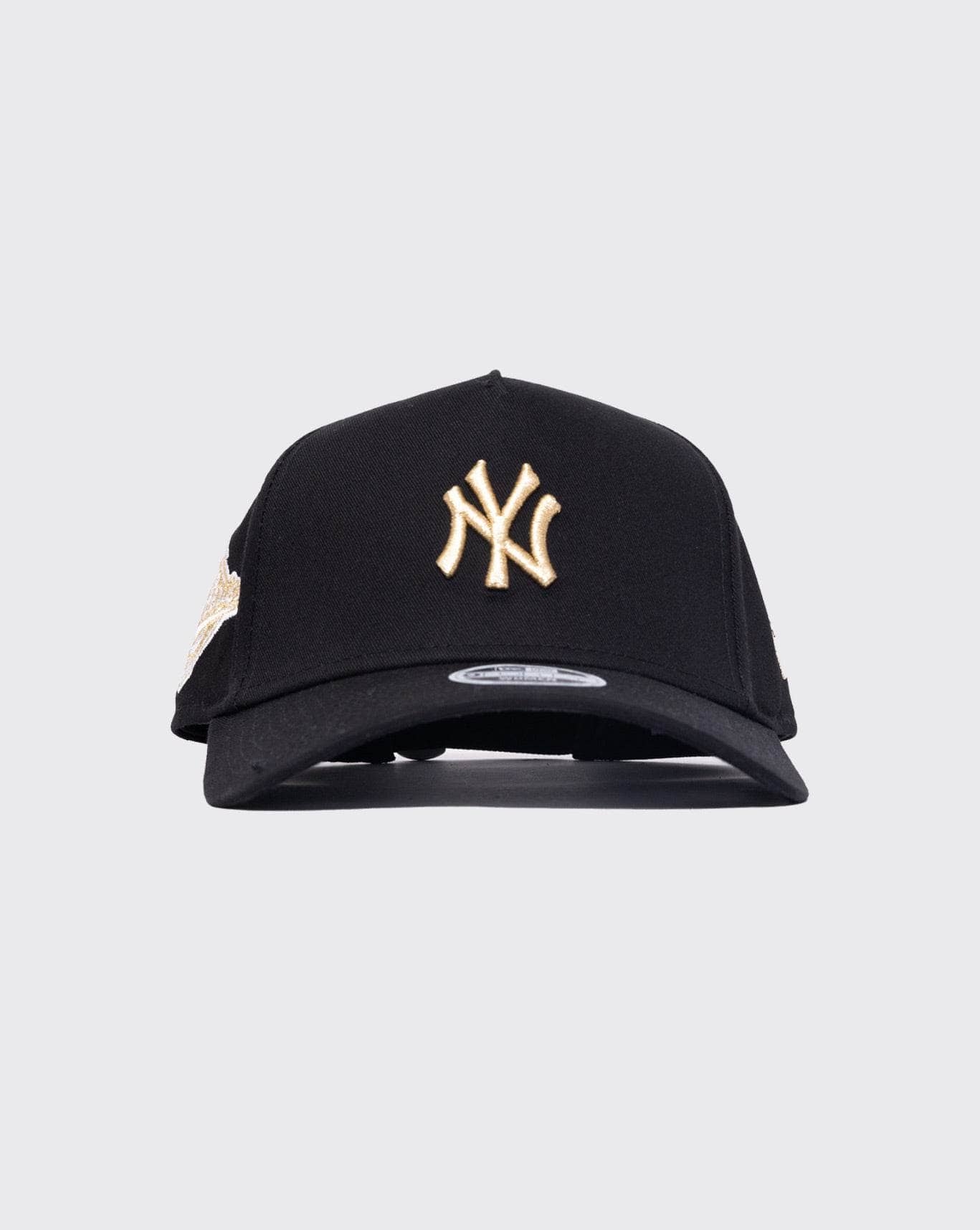 black/gold new era womens 940 aframe new york yankees new era cap