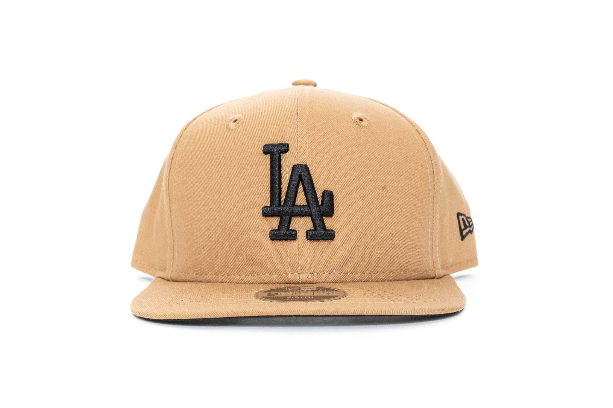 wheat/black new era youth 950 onfield los angeles dodgers new era cap