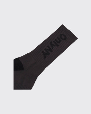 Black/Black Only NY Core Logo Sock ONYCLSKBLK OnlyNY sock