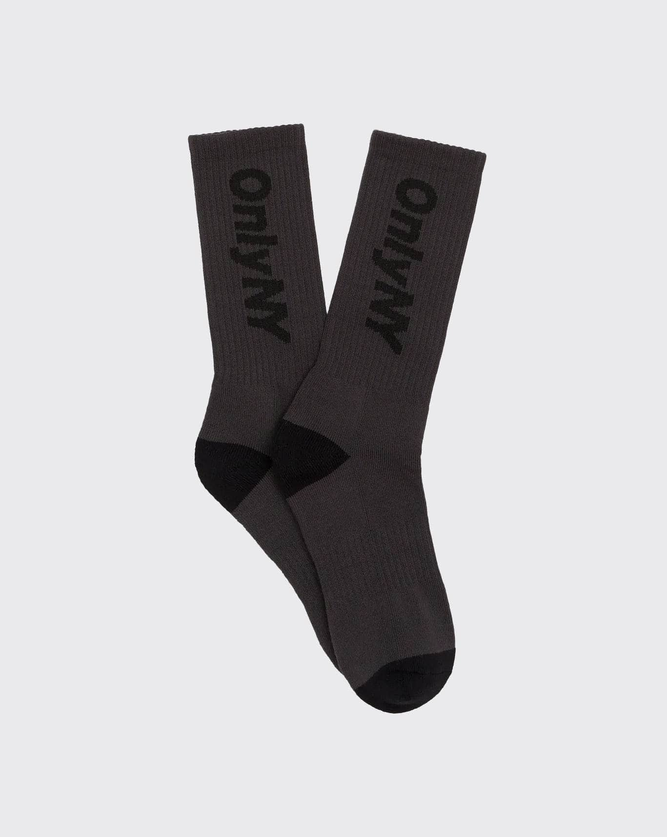 Black/Black Only NY Core Logo Sock ONYCLSKBLK OnlyNY sock