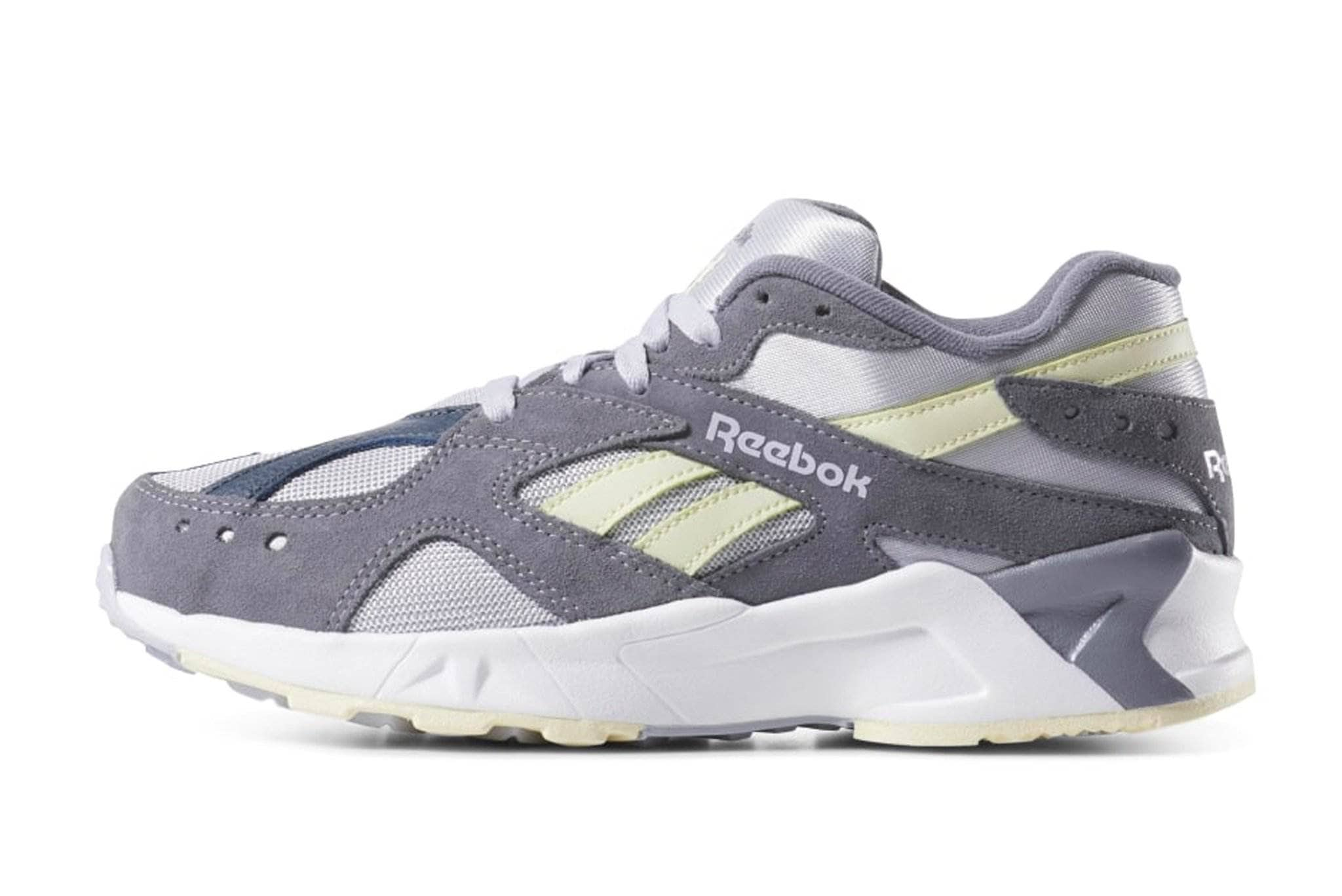 grey/white/blue hills / US 8 reebok aztrek reebok Shoe