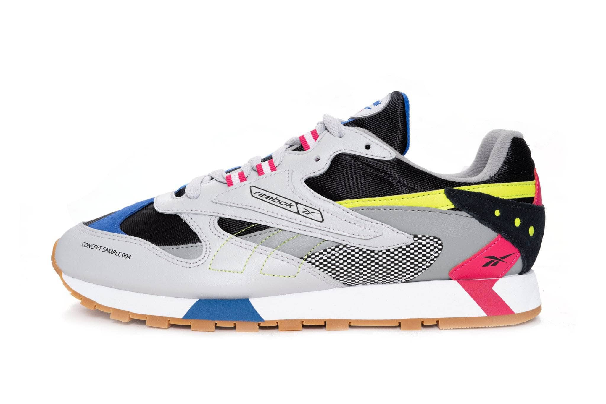 skull grey/black/pink / US 8 reebok cl leather ati 90s reebok Shoe