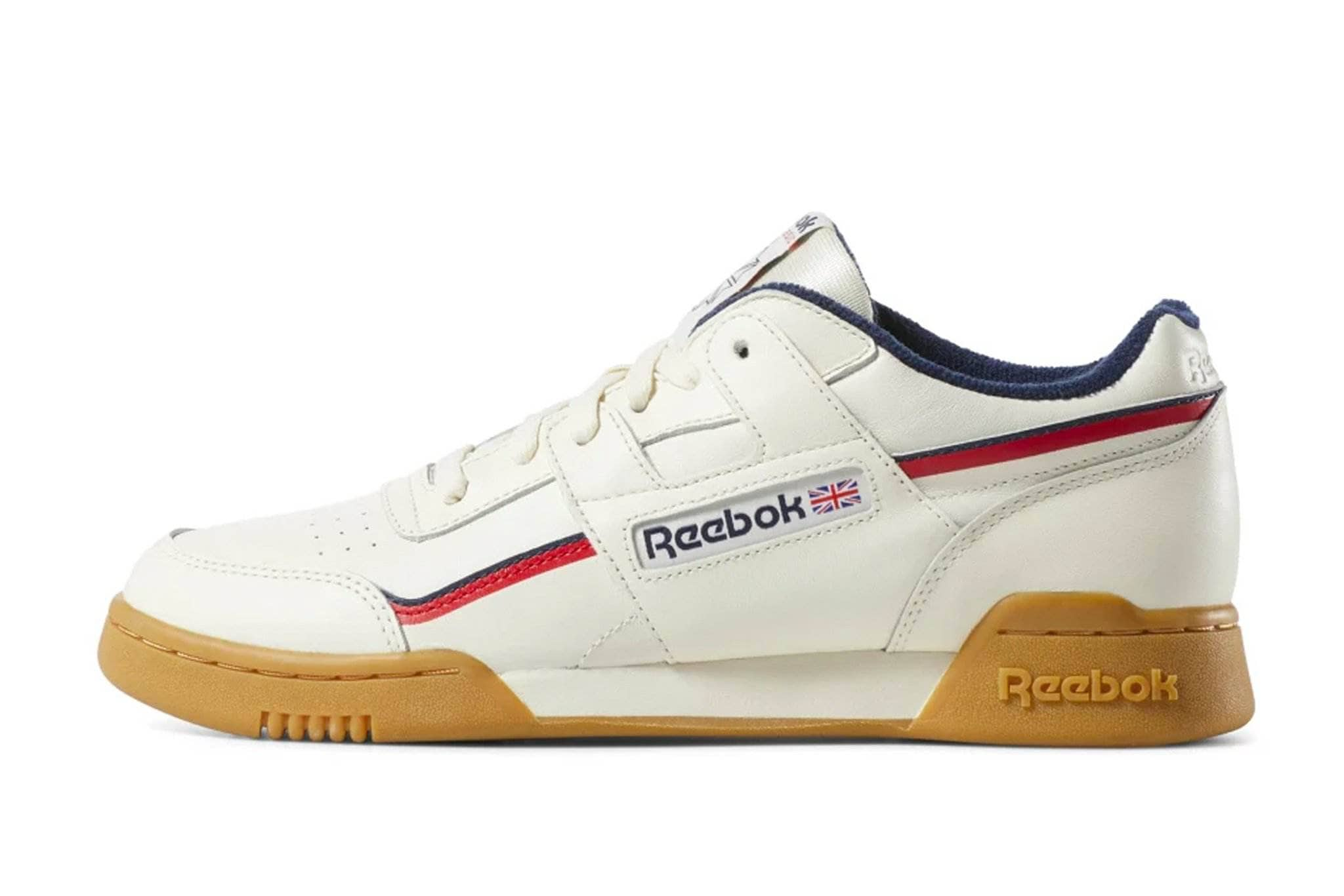 CLASSIC-WHITE-NAVY-RED / US 8 reebok workout plus mu reebok Shoe