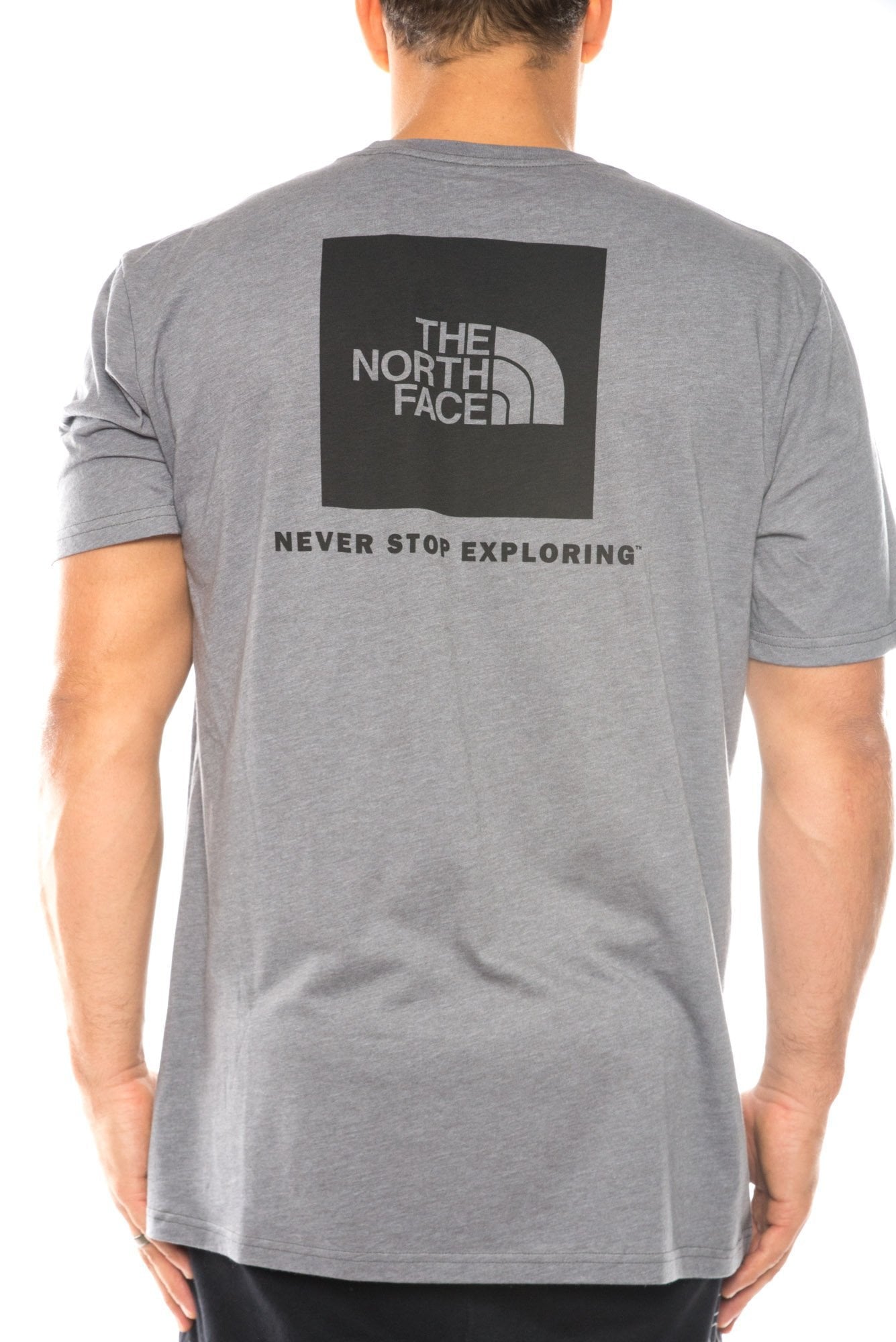 heather/grey / S the north face red box tee The north face 191476243081 Shirt