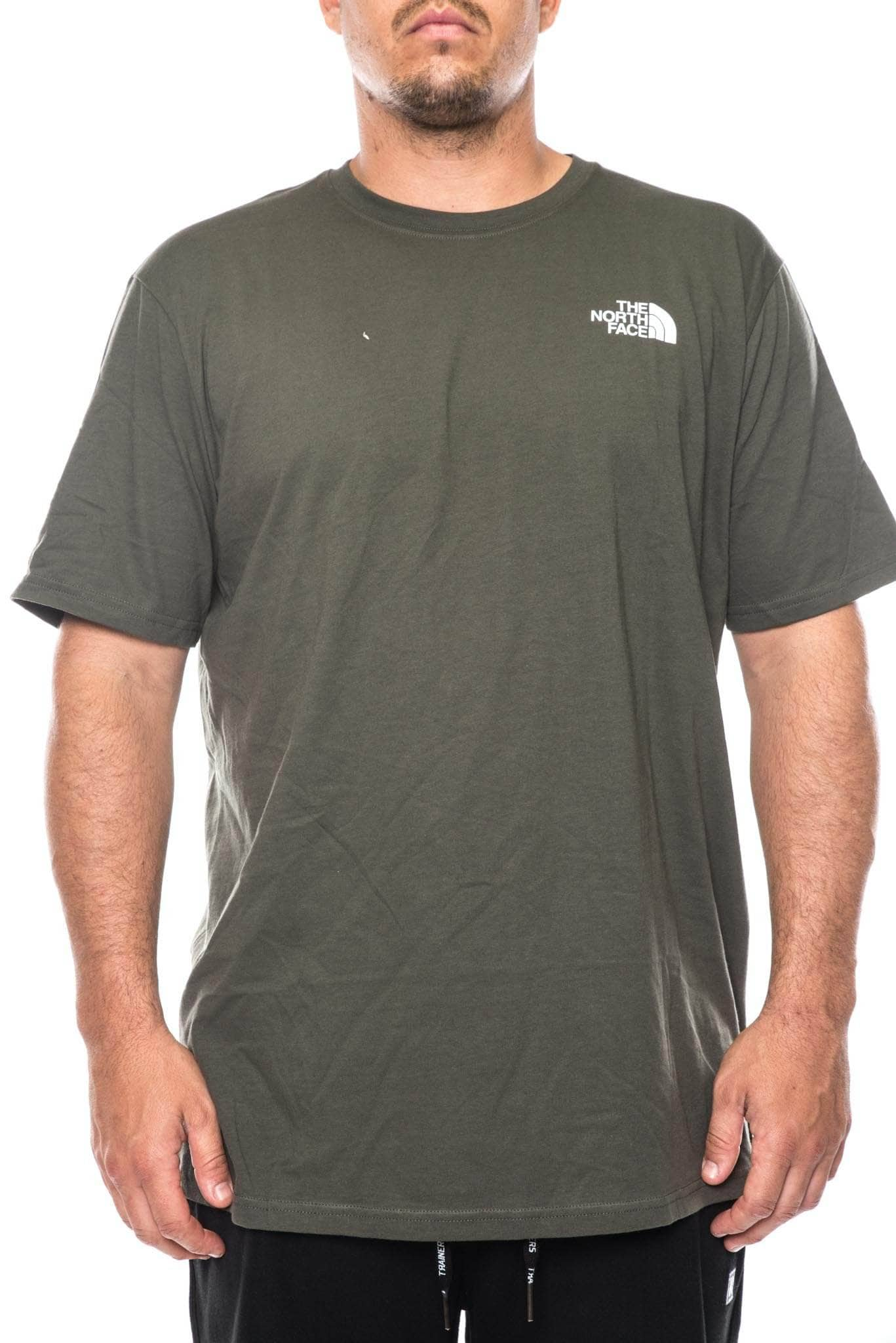 Taupe green/black / S the north face red box tee the north face 191928337337 Shirt